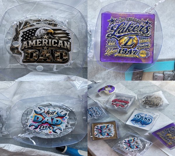 Custom Resin Coaster Set alternate 13
