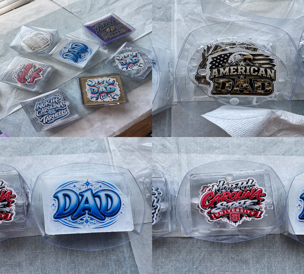Custom Resin Coaster Set alternate 16