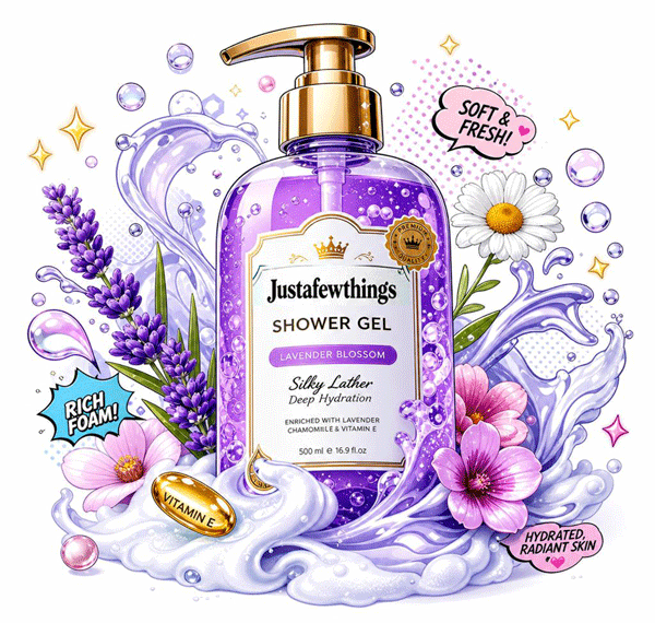 Luxe shower gel body wash