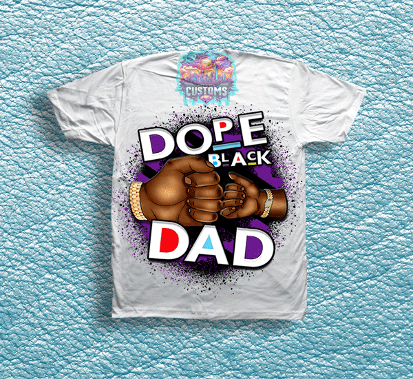 Dope Black Dad Tee