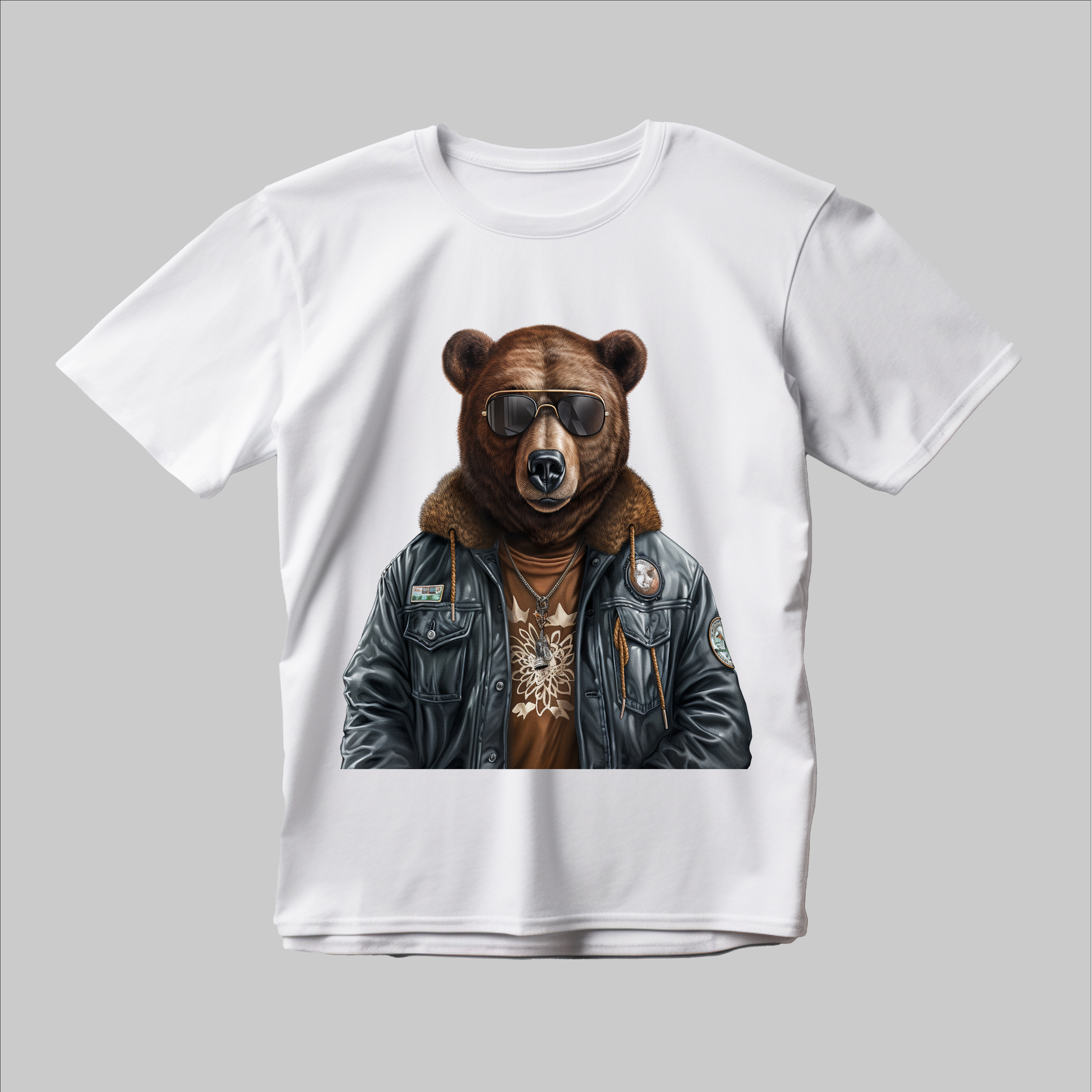 Photorealistic Brown Bear Tee