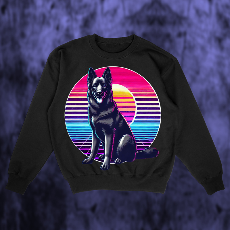 Black Shepherd Sunset Sweatshirt